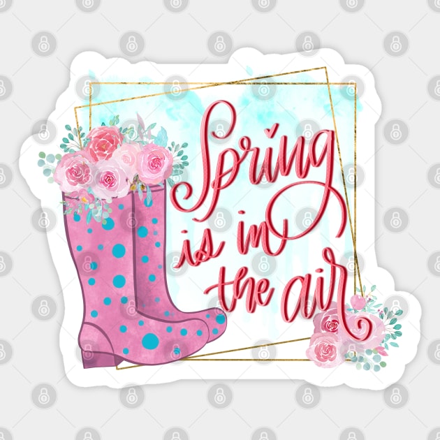 Spring is in the air Sticker by PrintAmor